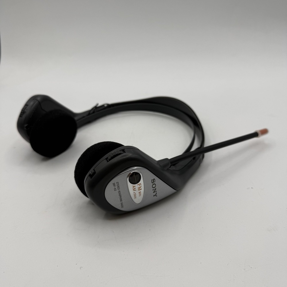 Sony FM/AM Walkman SRF-H3 Stereo Headphone Radio Headset - Works